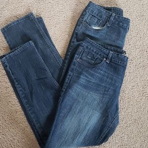 L.E.I Ashley Skinny Jean's 2 Pr